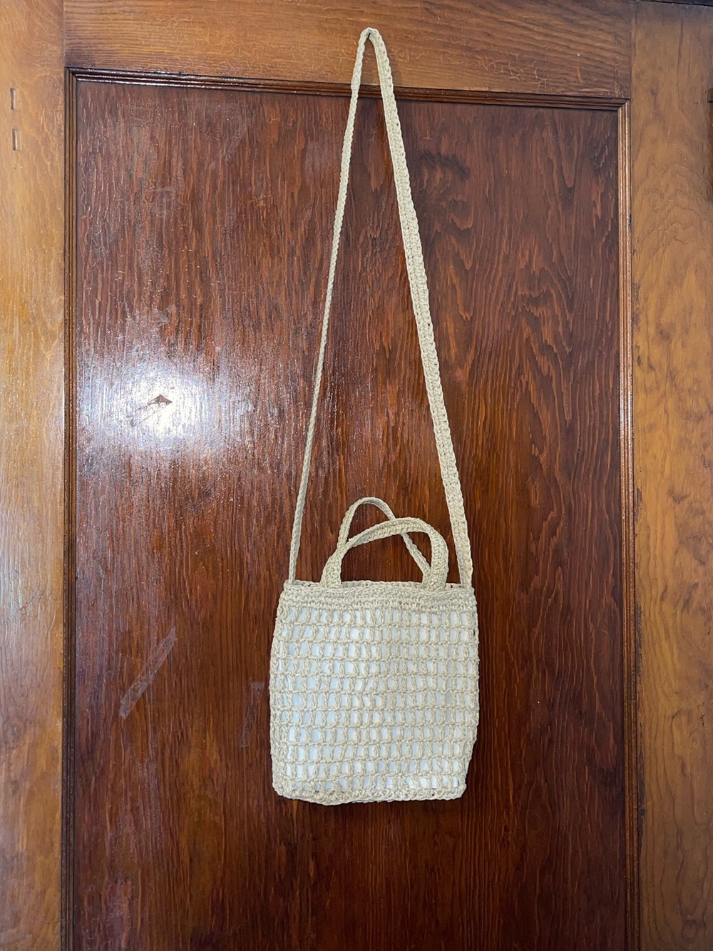 NWT Madewell small straw transport crossbody - Picture 4 of 9